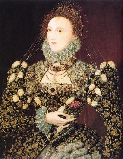 Nicholas Hilliard Elizabeth I, the Norge oil painting art